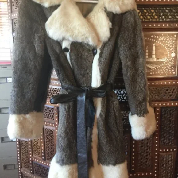 Vintage Small Rabbit Fur Peacoat jacket Jay Jacobs - Picture 5 of 10